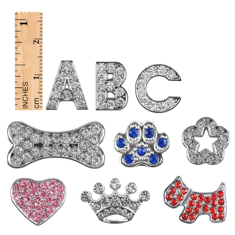 Personalized Dog Cat Pet Collar Customized Name Bling Charm XS-XL