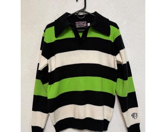 Maglione vintage Arcticwear Arctic Cat da uomo, taglia M, in acrilico elasticizzato, comodo per sci e snowboard.