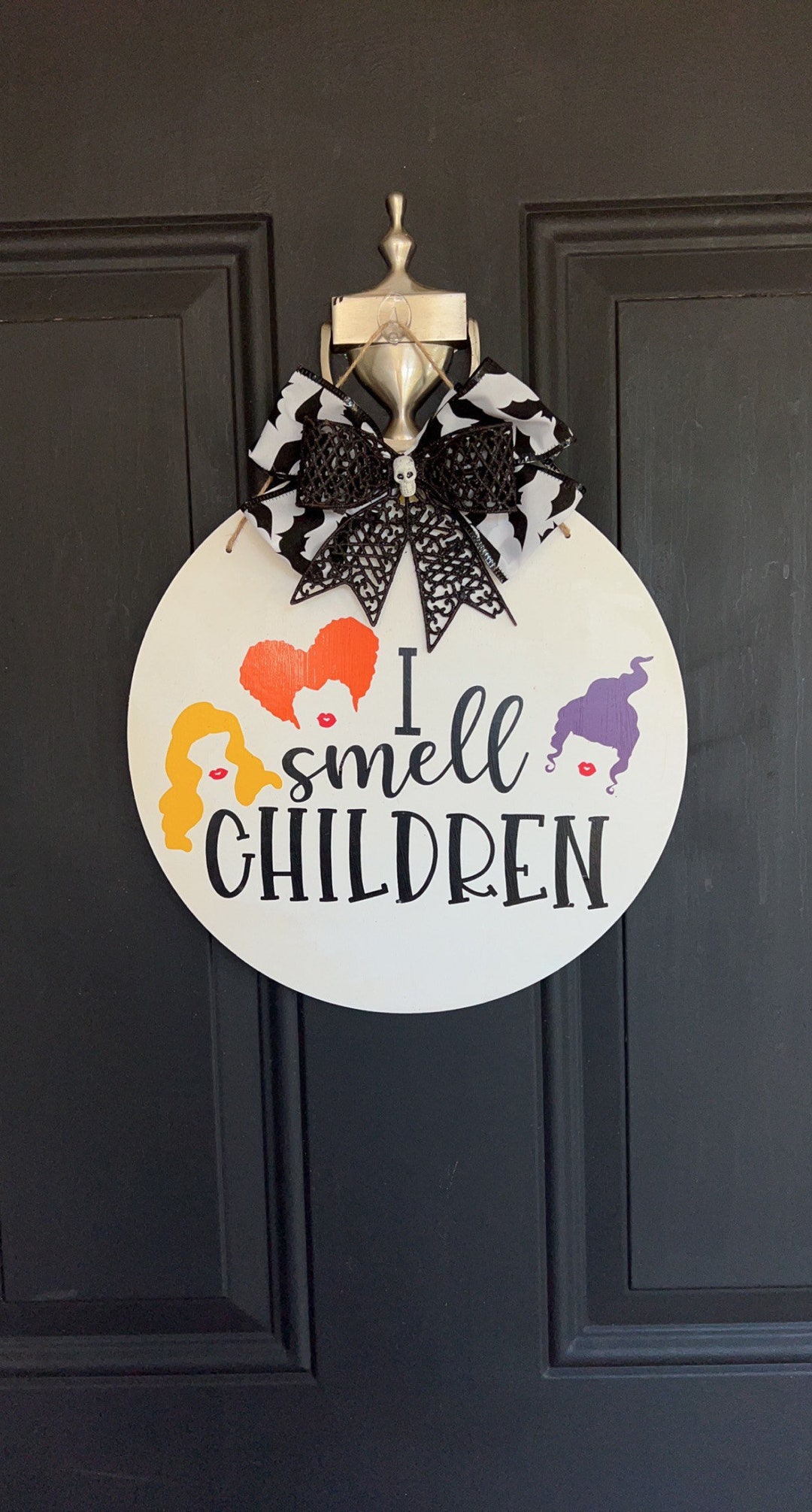 Hocus Pocus - I Smell Children - Halloween Door Hanger - Etsy