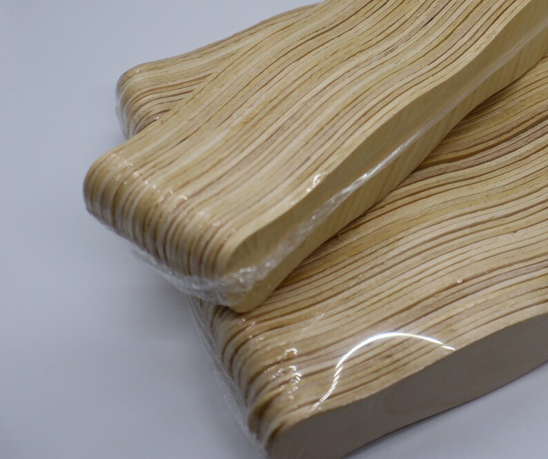 50 Wavy Wooden Crafty Popsicle Fan Handles Jumbo Fan Sticks Etsy