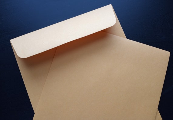 Kraft Gold Envelopes, 9 x 12 inches, Open End Catalog Mailers, 70# Paper Text weight, Mailers Size - No. #10_1/2 Il_570xn
