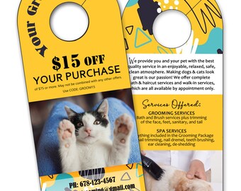Spa Tags Business Promotional Products Printed Tags Door Hangers Customized Door Hanger