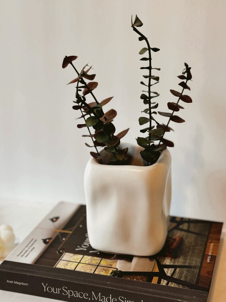 Modern Flower Vase, Organic Modern Vase, Handcrafted Flower Vase ...