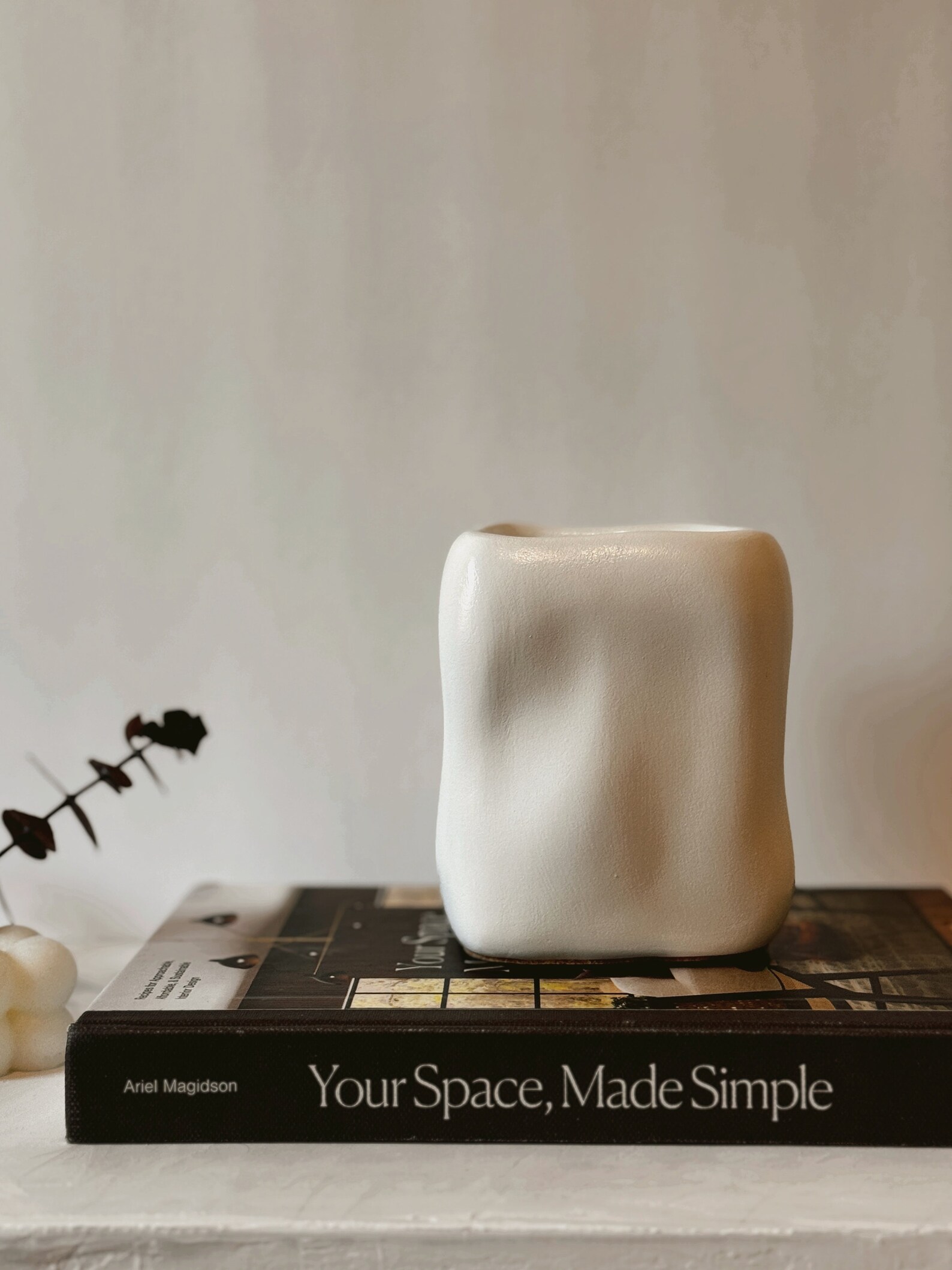 Modern Flower Vase, Organic Modern Vase, Handcrafted Flower Vase ...