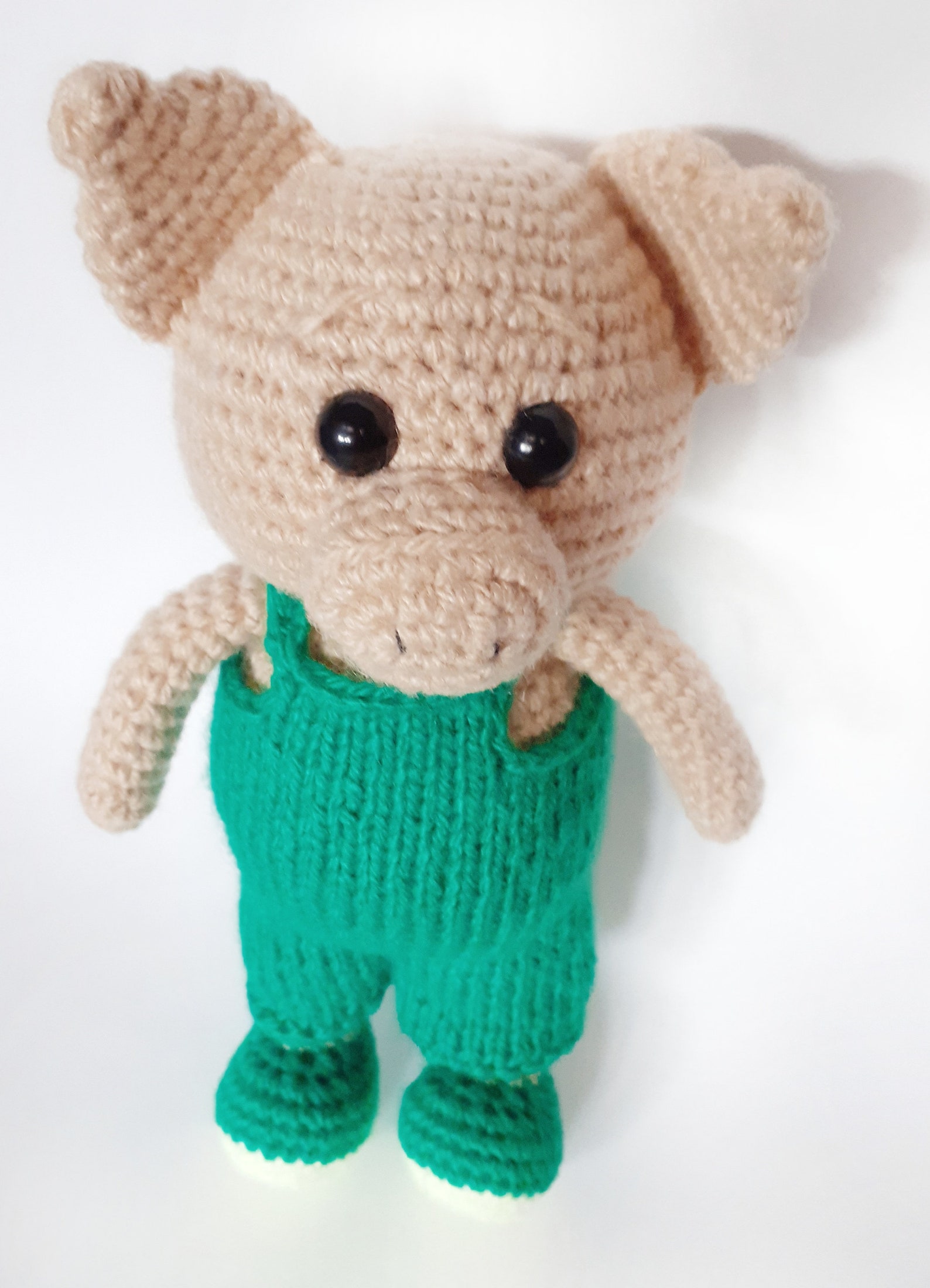 Knit pigs toy miniature pig amigurumi funny pig Etsy