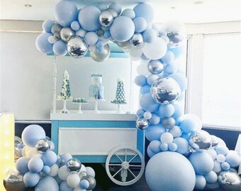 Blue Balloon Garland Etsy