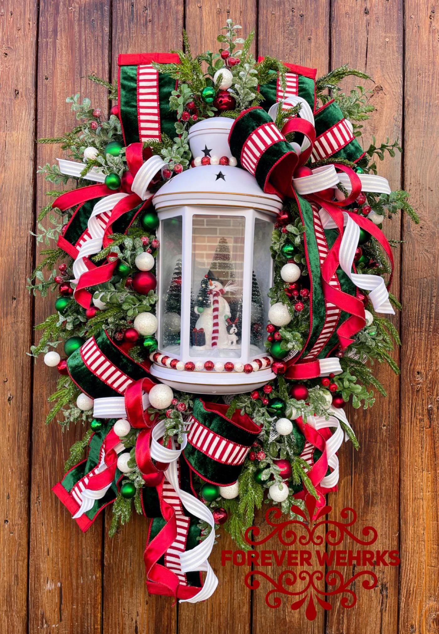 Xxl Christmas Wreath - Etsy