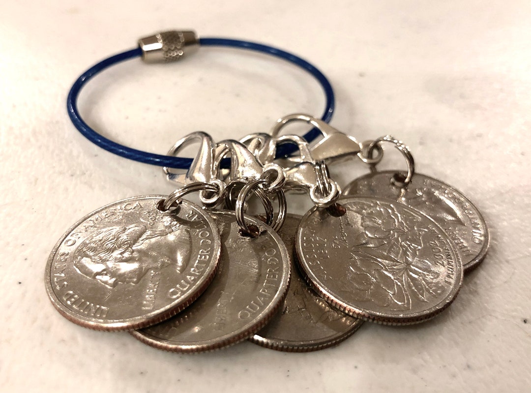 Quarter Key Chain Aldi Quarter Keychain: Cart Key Holder - Etsy