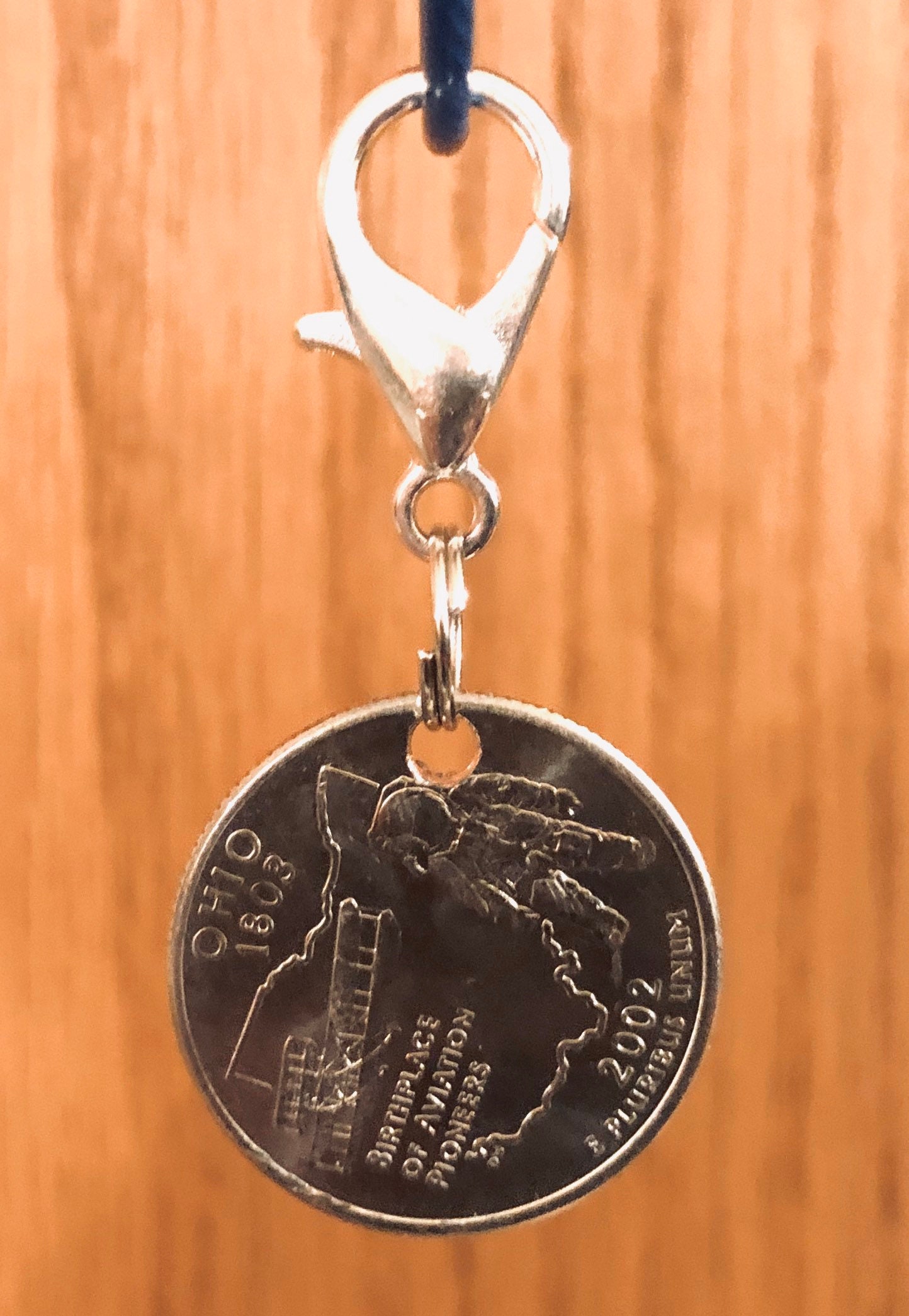 Random State Aldi Foods Cart Key Quarter Holder Quarter Etsy