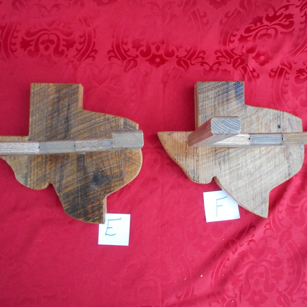 Antique Barnwood Cowboy Hat Racks