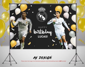 50 Real Madrid Cristiano Ronaldo Paper Plates Birthday Party Cr7