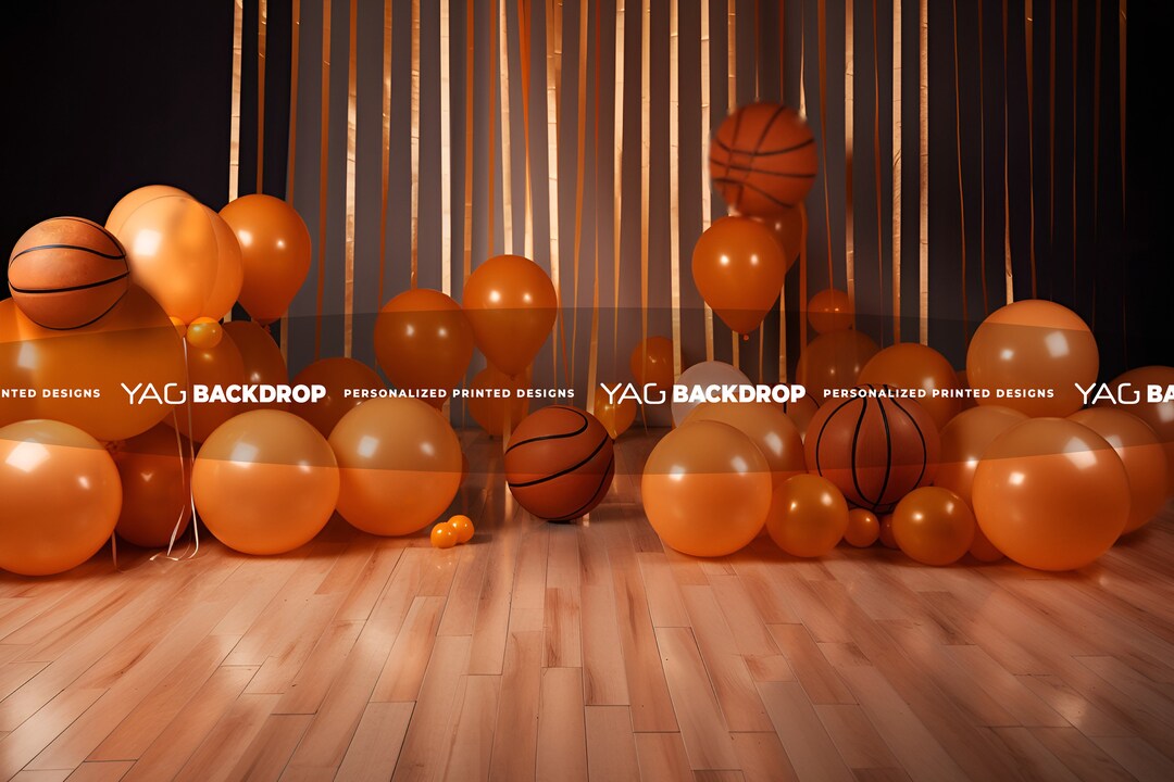 Basketball Backdrop for Photographers, Studio Backdrop, Printed Backdrop, Vinyl Background