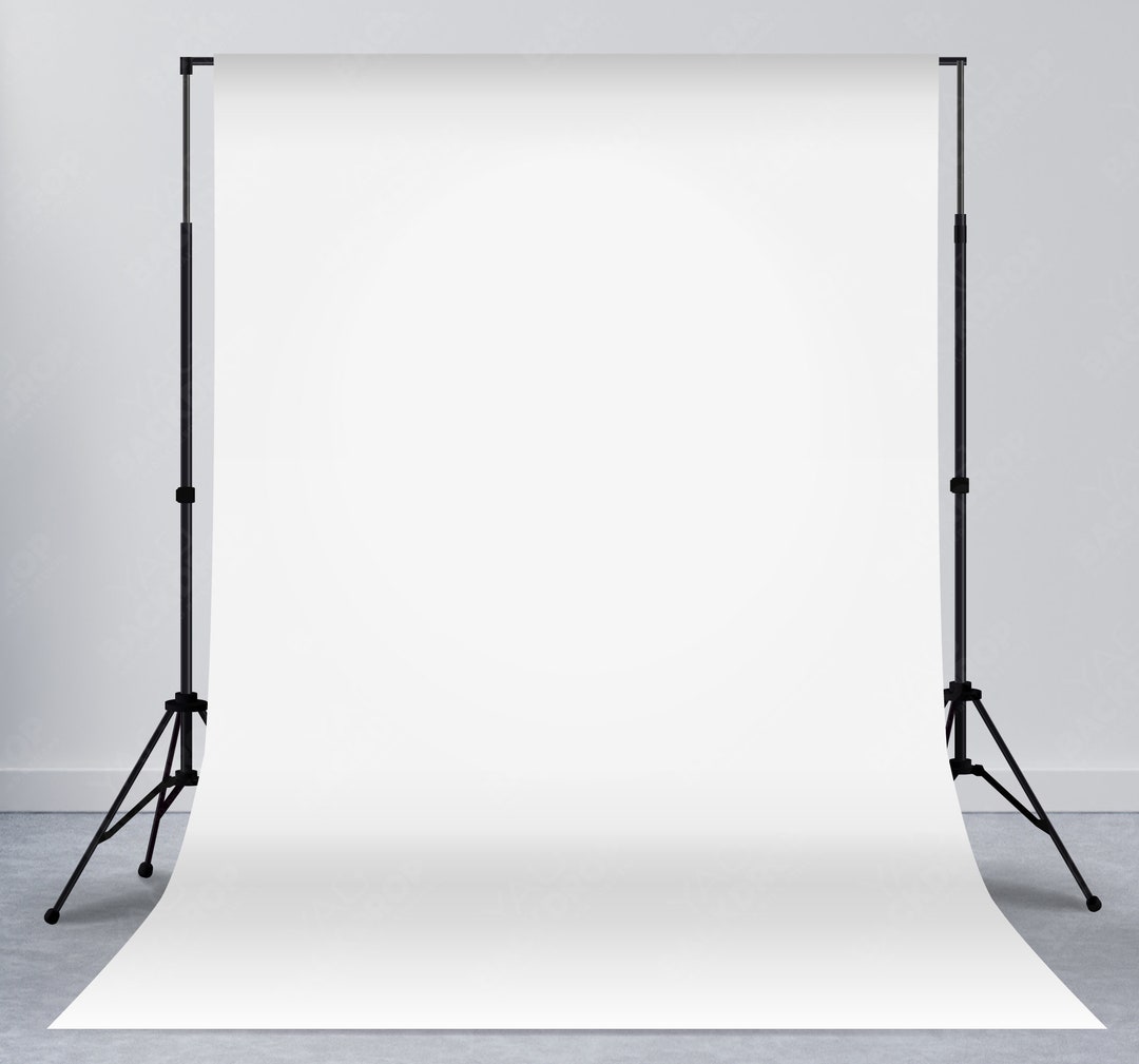 White Backdrop Photography Background for Booth Studio High Quality
