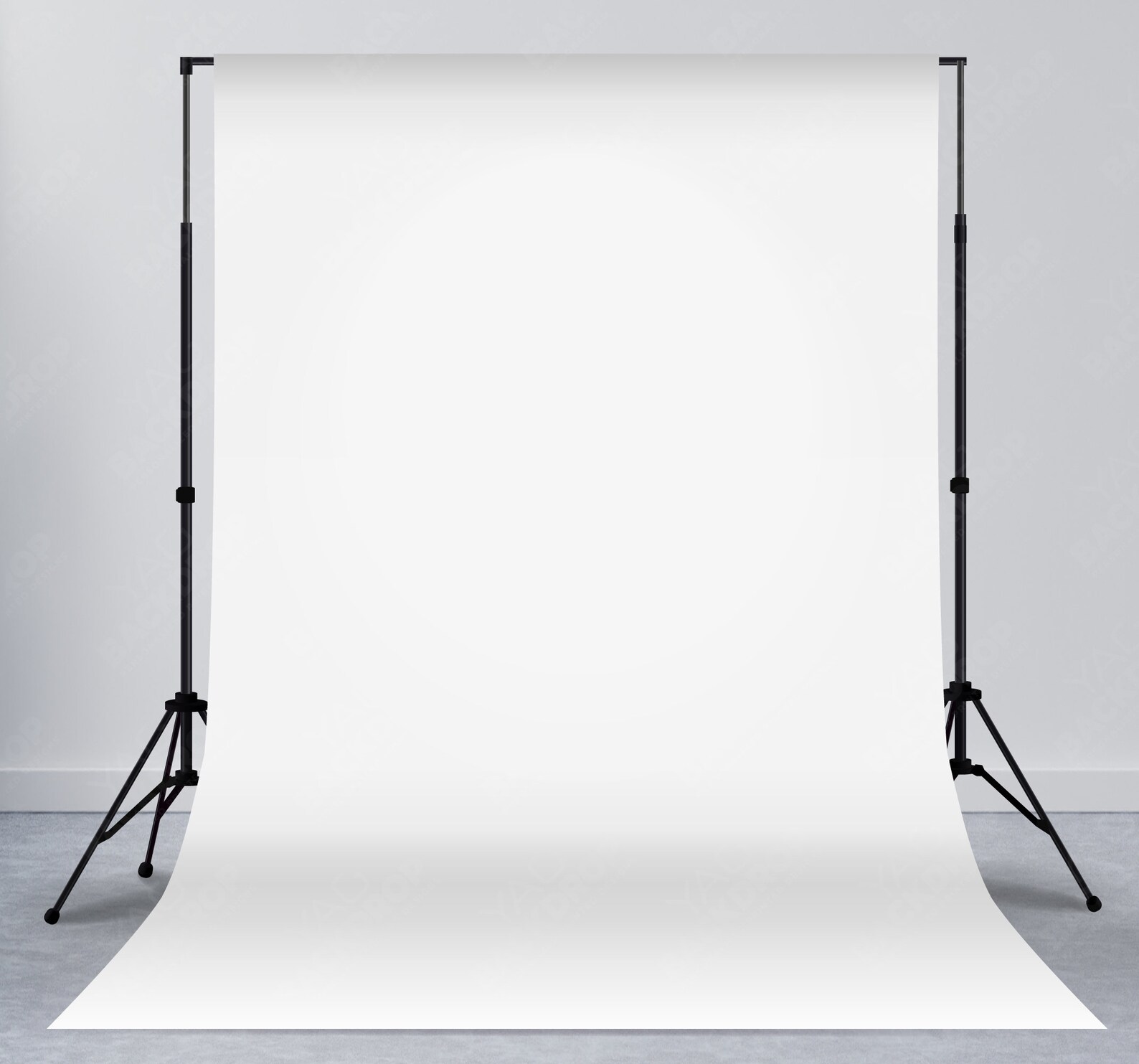 White Backdrop Photography Background for Booth Studio High Quality