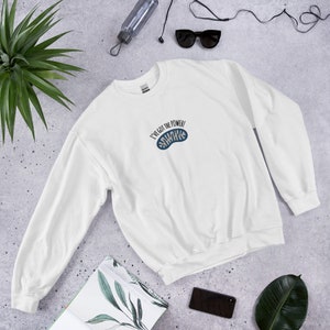 Mitochondria Sweatshirt, Science Sweatshirt, Embroidered Unisex Sweatshirt - White, Grey, Black, Navy or Blue