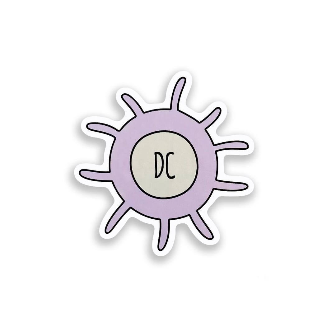 Dendritic Cell Vinyl Sticker, Immune Cell Decal, Science Gift - Etsy UK