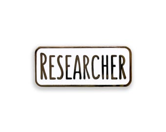 Forscher Emaille Pin, Forschungsabzeichen, Akademisches Wissenschaftsgeschenk