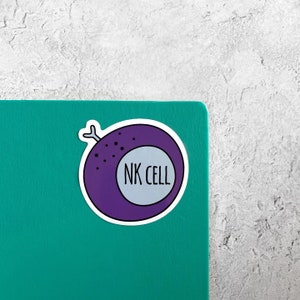Natural Killer Cell Sticker - Purple