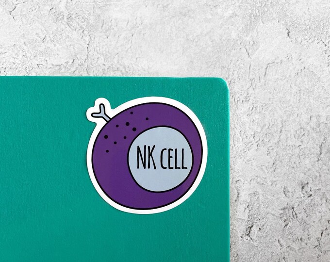 Natural Killer Cell Sticker - Purple - Etsy