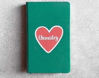 Chemistry Heart Sticker - Pink