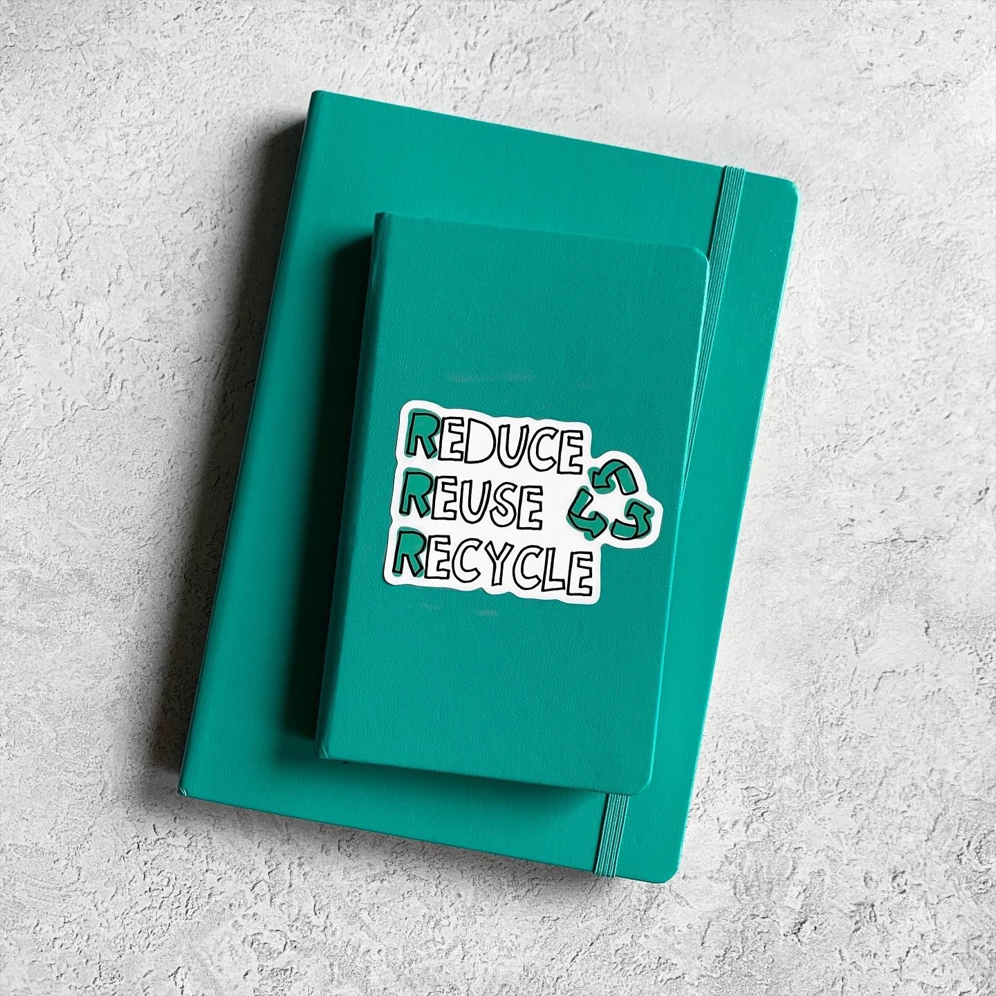 Reduce Reuse Recycle Sticker Green - Etsy