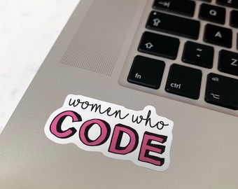 Women Who Code Sticker - Pink