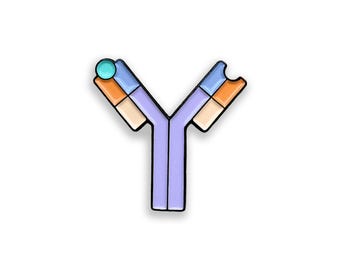 Antibody Enamel Pin, Immunoglobulin Badge, Science Gift