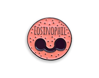 Eosinophil Enamel Pin, Immune Cell Pin Badge, Immunology Science Gift