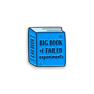 Failed Lab Experiments Enamel Pin, Funny Science Badge, Science Gift