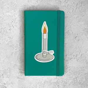 Bunsen Burner Sticker - Grey, Yellow & Orange