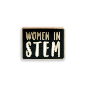 Women in STEM Enamel Pin, Women in Science Badge, Women in STEM Gift