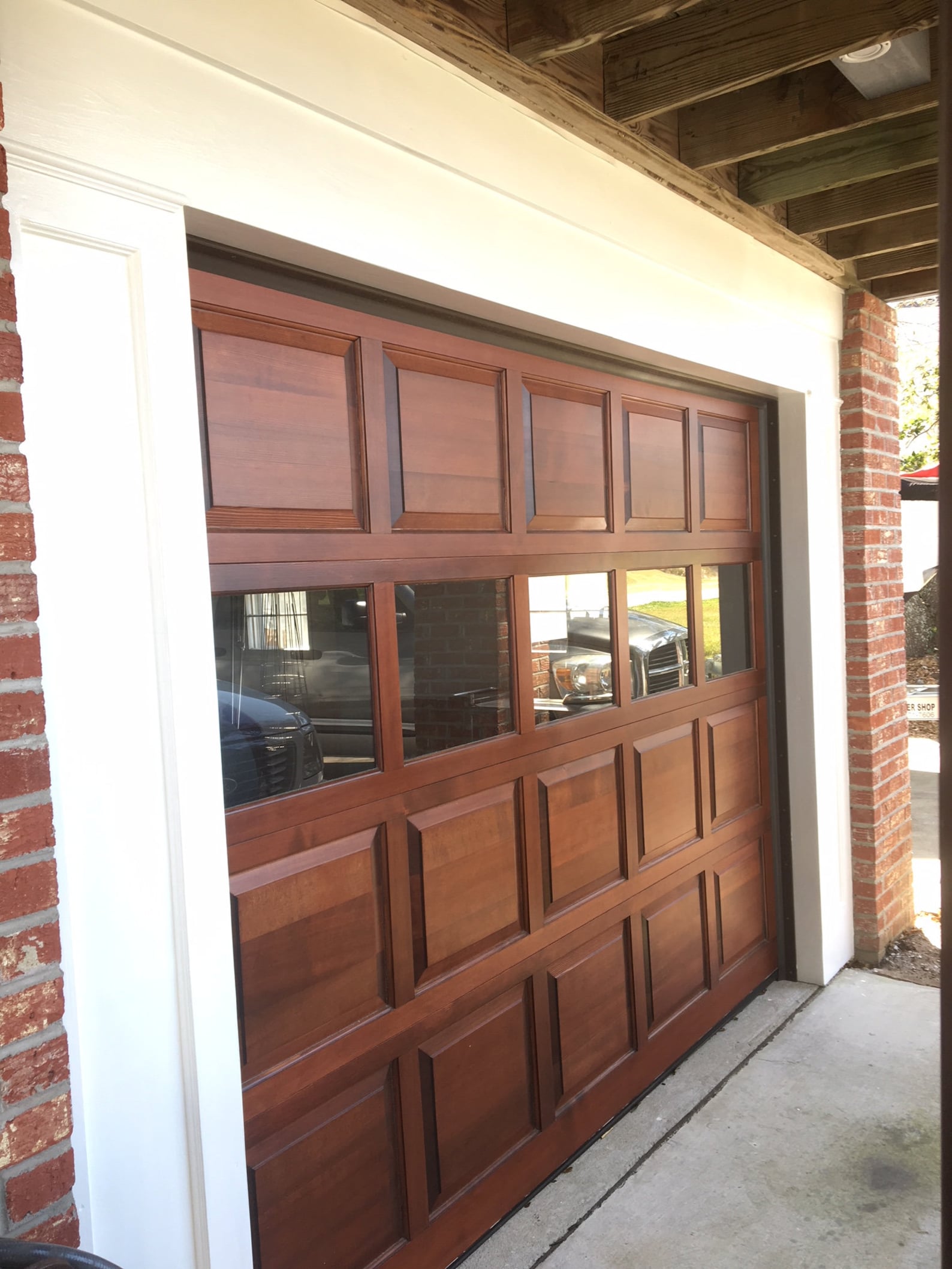 Raised Panel Custom Wood Garage Door Etsy
