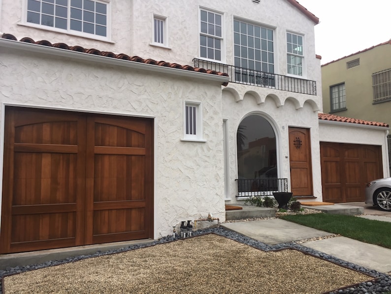 Lafayette Spanish Style Custom Wood Garage Door Etsy