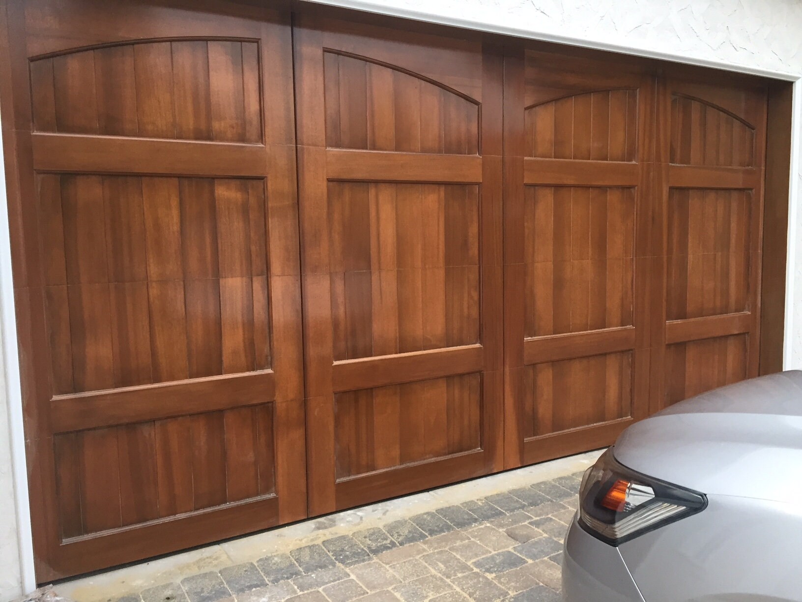 LAFAYETTE CUSTOM GARAGE RED KAP製　L Lafayette - Spanish Style Custom Wood Garage Door - Etsy