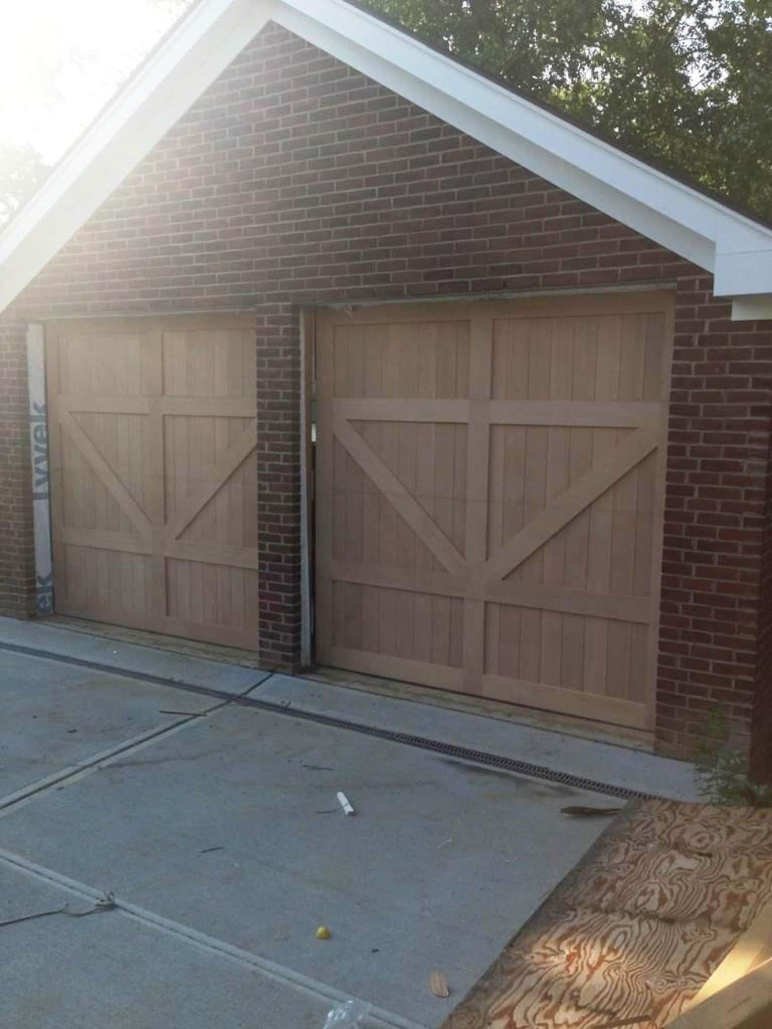 Gabriel Barn Style Custom Wood Garage Door Etsy