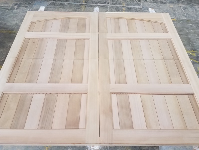 Lafayette Spanish Style Custom Wood Garage Door Etsy