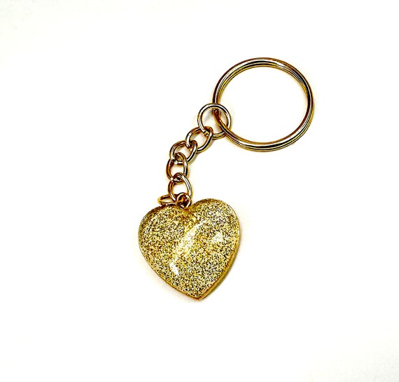 Small heart key ring