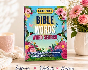 Large Print Bible Word Search Puzzle Book: 100 Uplifting Puzzles