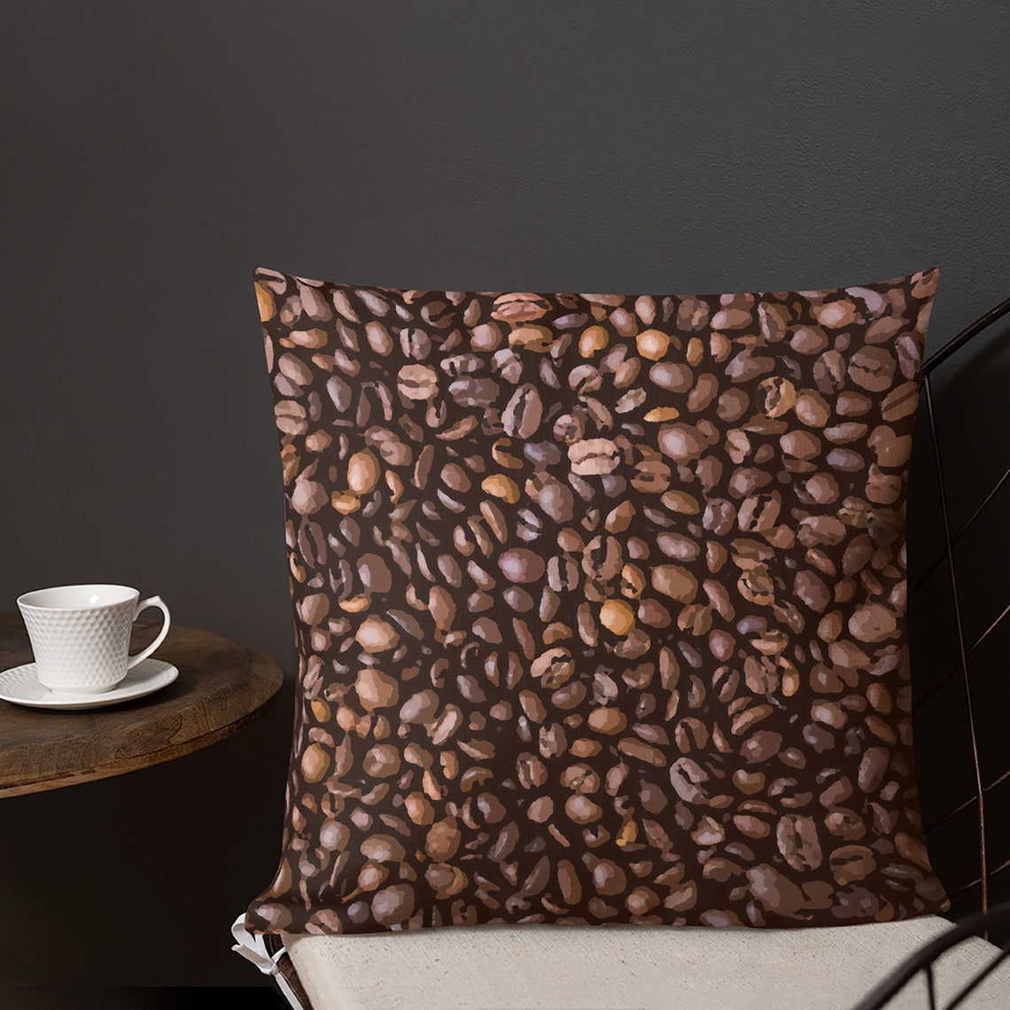 Coffee Bean Pillow Coffee Lovers Pillow Gift for Coffee Etsy