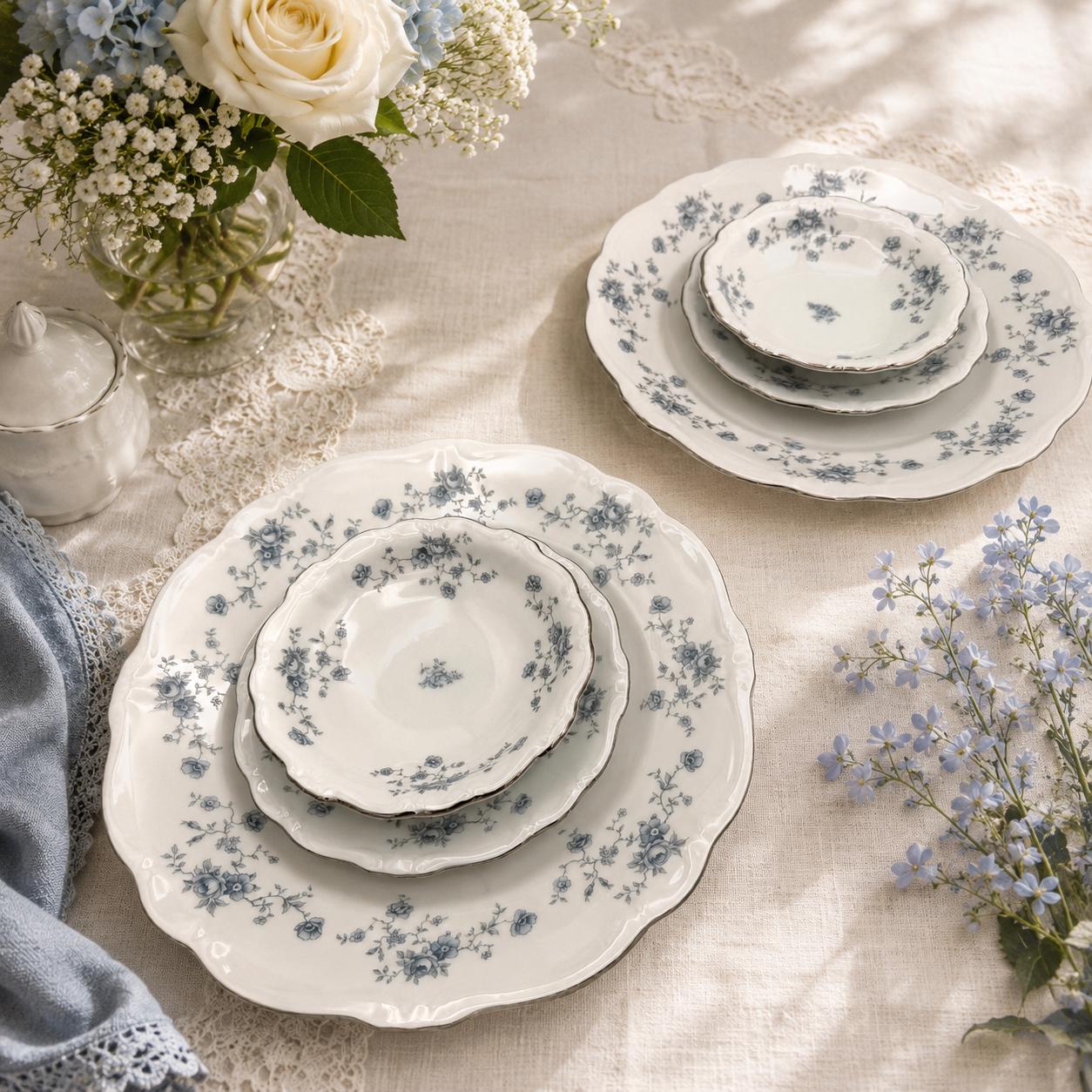 German Porcelain Dinnerware Sets - Etsy