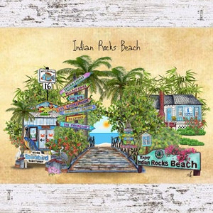 Indian Rocks Beach Signs - Etsy