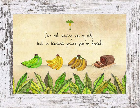 Bananas Coastal Decor Framed Art Print