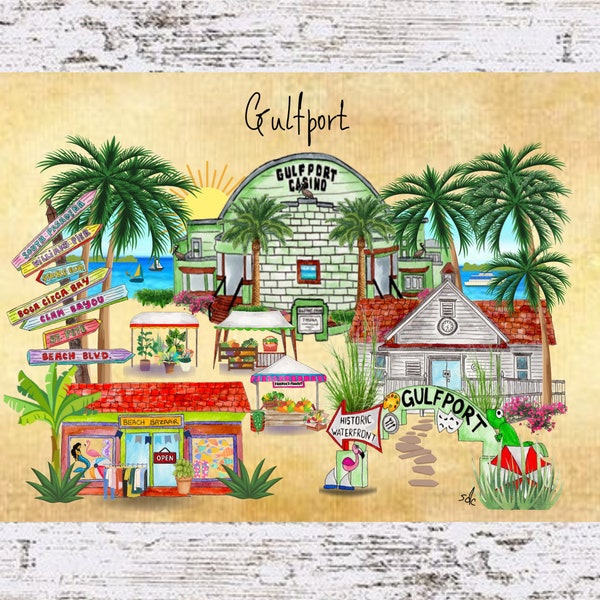 Tropical Art Print Etsy