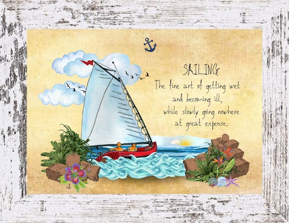 Sailboat Coastal Decor,Sailboat Framed Art Print,Boho Style Art,Nautical Watercolor,Tropical Wall Art,Ocean Themed Painting