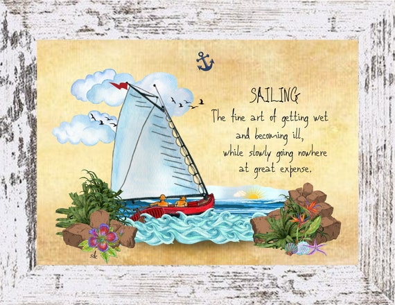 Sailboat Coastal Decor,Sailboat Framed Art Print,Boho Style Art,Nautical Watercolor,Tropical Wall Art,Ocean Themed Painting,Note Cards
