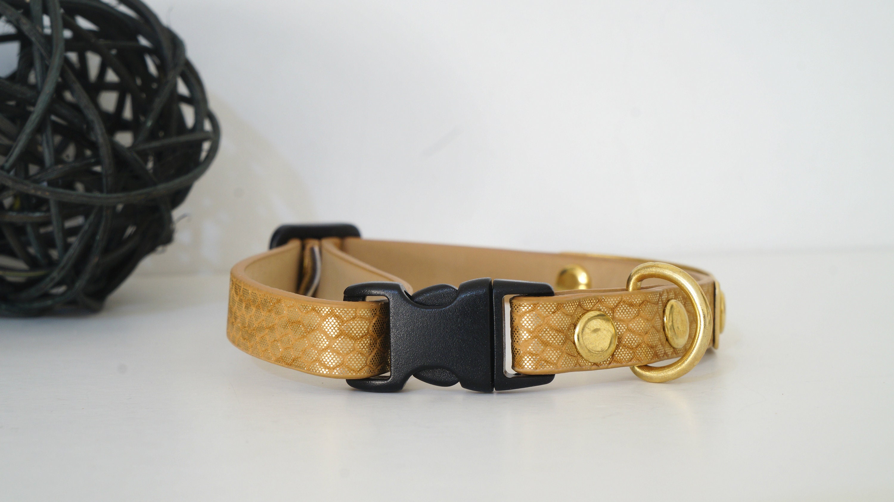 Gold collar.Cat Collar Cat Collar Personalized Collar. Pet Etsy