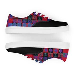 Men’s lace-up canvas shoes
