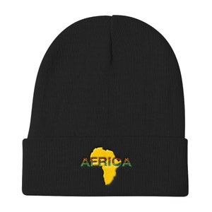 African Wakanda Black Panther Hat Knit Beanie