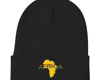 Gorro de punto africano Wakanda Black Panther Hat