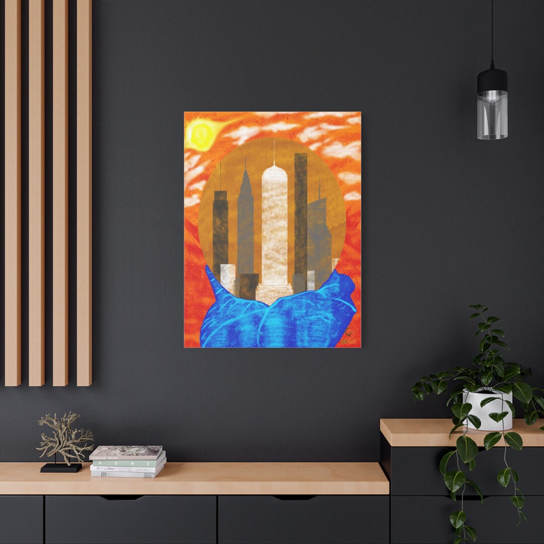 Manhattan Art, City Skyline Art, NYC Art, New York City Art, New York